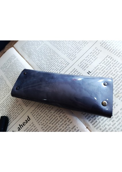 Crazy Gerçek Deri Tamamen El Emeği Özel Kalemleriniz Için Kalemlik Kalemkutu (15.5x6.5 ) LMN26 fırsatları