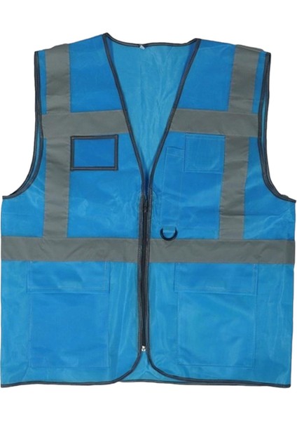 Reflektörlü Mühendis Yeleği (Turkuaz)