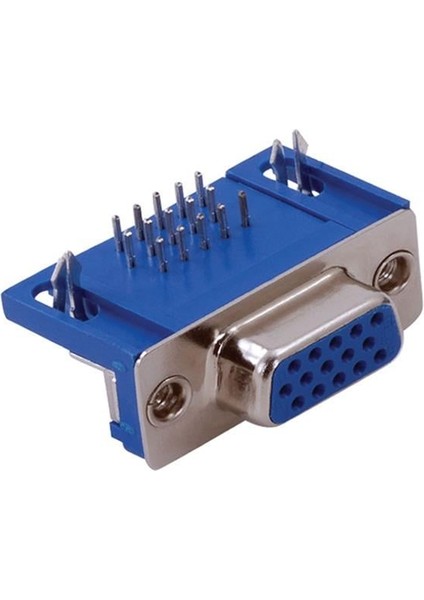 15 Pin Dişi D-Sub Şase L Tip