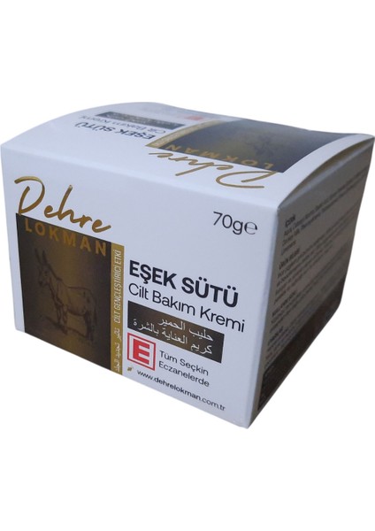 Eşek Sütü Cilt Bakım Kremi 70 gr