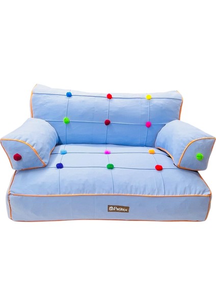 Lüx Kedi Köpek Koltuk- Çocuk Koltuk- Pon Ponlu Koltuk-Kedi Yatak- Köpek Yatak fırsatları