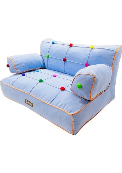 Lüx Kedi Köpek Koltuk- Çocuk Koltuk- Pon Ponlu Koltuk-Kedi Yatak- Köpek Yatak indirimleri