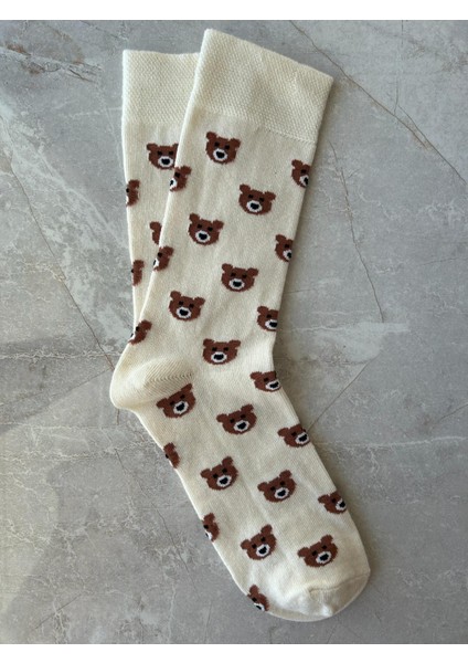 4'lü Teddy Bear Ayıcıklı Set Unisex Kokulu Soket Çorap fiyatları