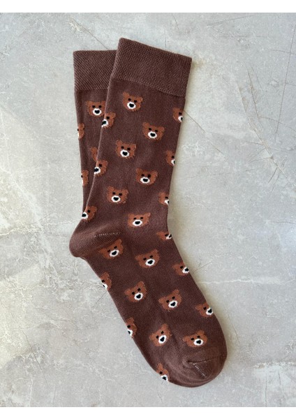 4'lü Teddy Bear Ayıcıklı Set Unisex Kokulu Soket Çorap