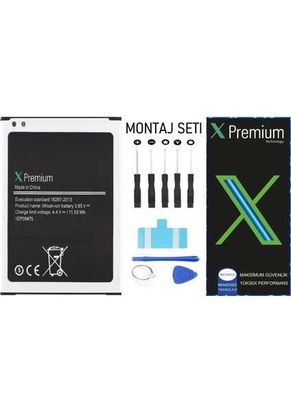 Xpremium Samsung Galaxy Core Prime Uyumlu Batarya Pil Süper Yüksek Kalite 1920 Mah EB-BG360CBC modelleri