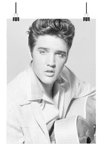 Elvis Presley Poster1 - Retro Duvar Dekoru