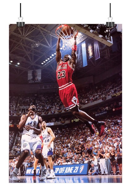 Michael Jordan Poster1 - Retro Duvar Dekoru