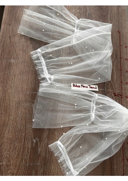 Boncuklu Lastıkli Ispanyol Kolluk Parmaksız Eldiven Nikah Kolluk