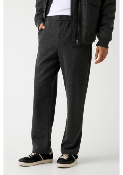 Erkek Daniel Tailored Fit Pantolon - Siyah