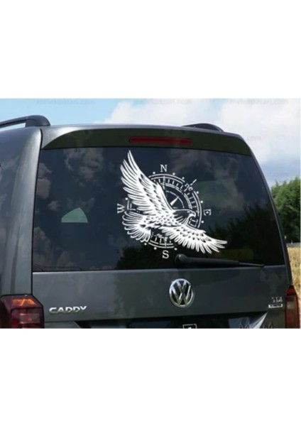 Pusula Kartal Off Road Sticker, 4x4 Pickup Araba Oto Sticker 02521