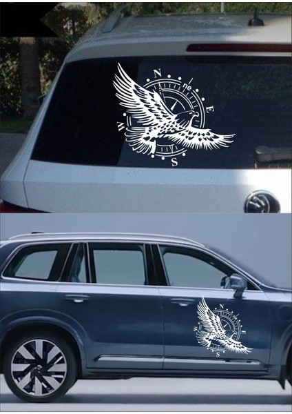 Pusula Kartal Off Road Sticker, 4x4 Pickup Araba Oto Sticker 02521 fiyatları