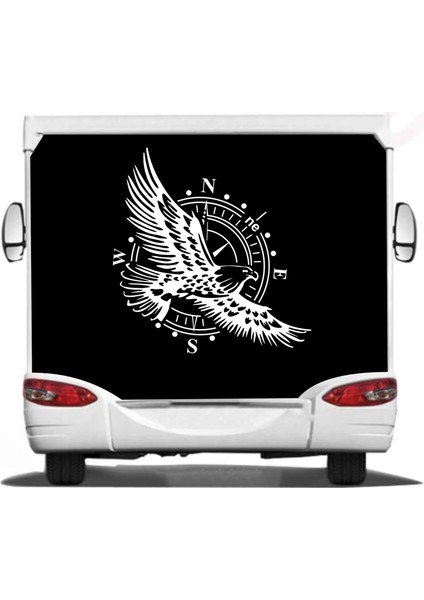 Pusula Kartal Off Road Sticker, 4x4 Pickup Araba Oto Sticker 02521 modelleri