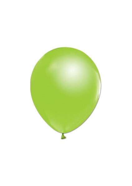 Metalik Yeşil Balon 12 Inch 10 Adet