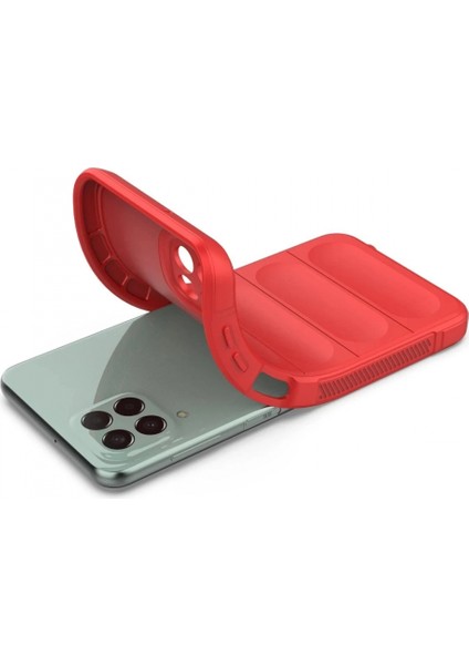 Samsung Galaxy M33 Kılıf Optimum Silikon - Kırmızı (K95) fırsatları