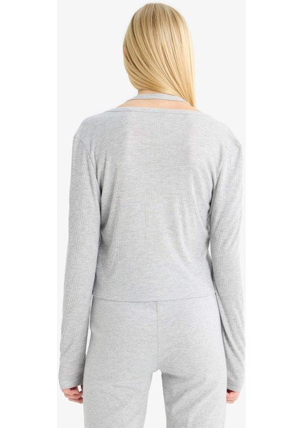 Coool Katmanlı Fitilli Kaşkorse Uzun Kollu Tişört G3013AX25WN indirimleri