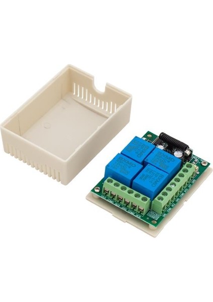 12 Volt 433 Mhz 4 Kanallı Alıcı Verici Garaj Kumandası Devresi