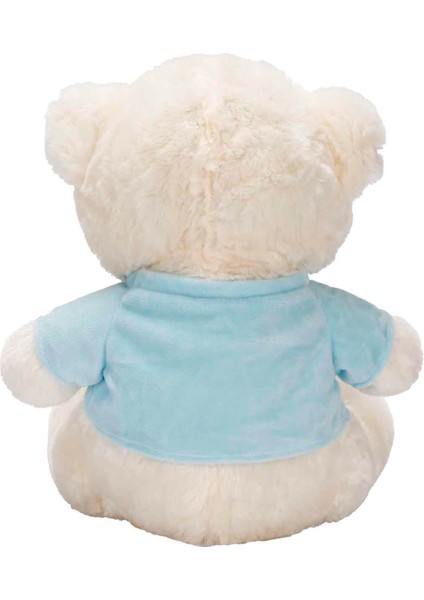 Tişörtlü Peluş Ayı 40 cm - Mavi fırsatları
