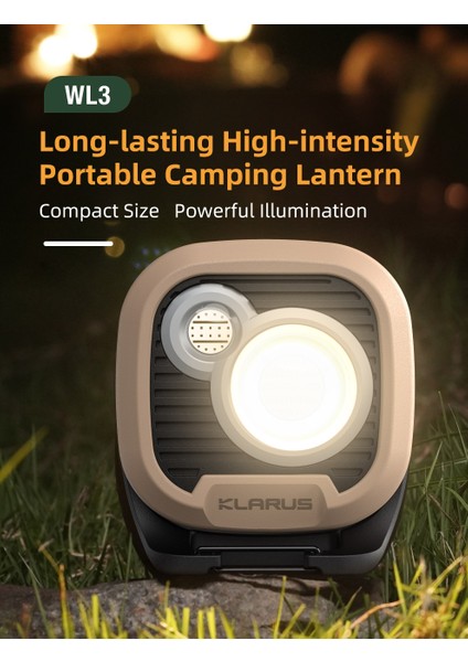 Wl3 Şarjlı Kamp ve Çalışma Lambası