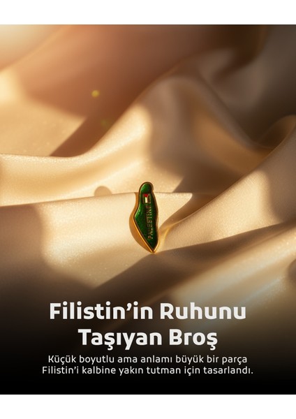 Filistin Haritası Içinde Bayrak & "palestıne" Yeşil Rengi Yaka Rozeti A300046 modelleri