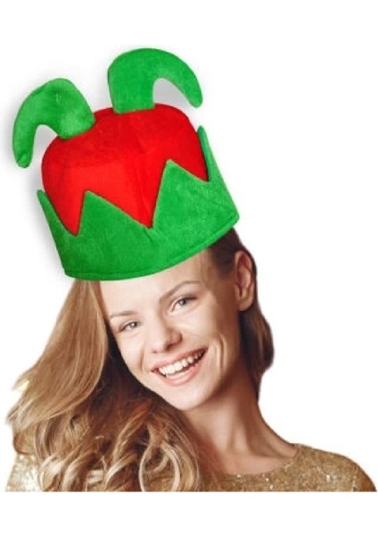 Yılbaşı Figürlü Bez Şapka