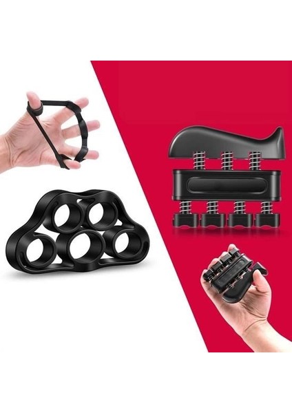 5 Parça El, Kol ve Parmak Egzersiz Spor Aletleri Seti Fitness Takımı modelleri