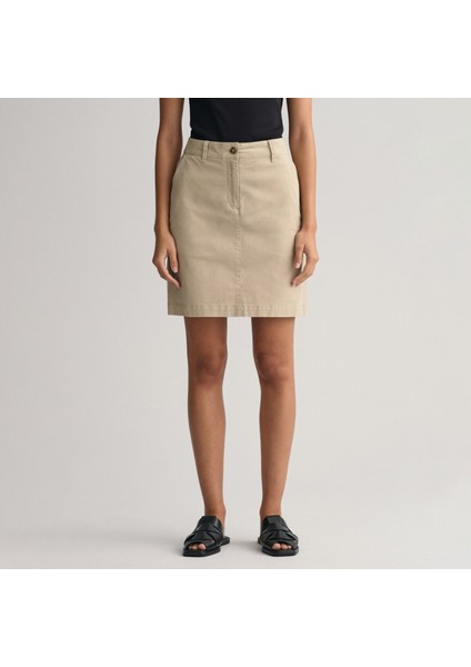 Kadın Bej Slim Fit Etek fırsatları