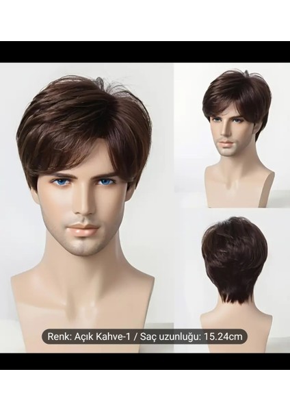 Saç Peruk Kadın Erkek Postiş At Kuyrugu Isıya Dayanıklı Fiber Günlük Saç Özel Gün Saçı modelleri