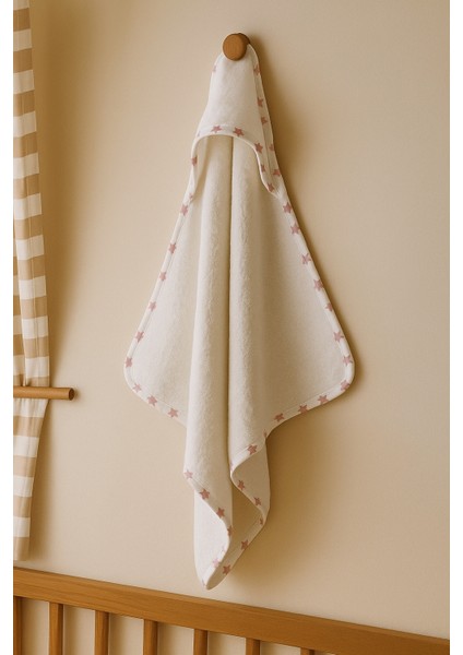 Pamuklu Bebek Havlu Kundağı Kız-Erkek Yumuşacık Yenidoğan Havlu