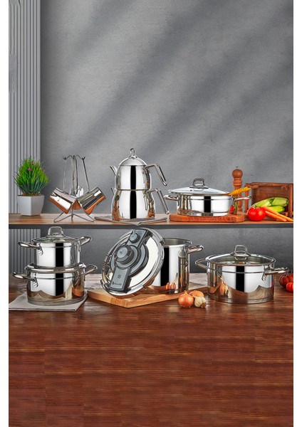 Ambiance 18 Parça Çeyiz Seti 18/10 Paslanmaz Çelik