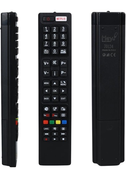 Netflix - Youtube - Play Tuşlu LCD LED Tv Kumanda