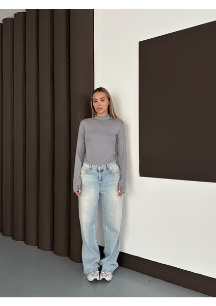 Kadın Parmak Detaylı Body