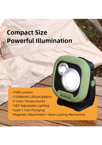 Wl3 Şarjlı Kamp ve Çalışma Lambası