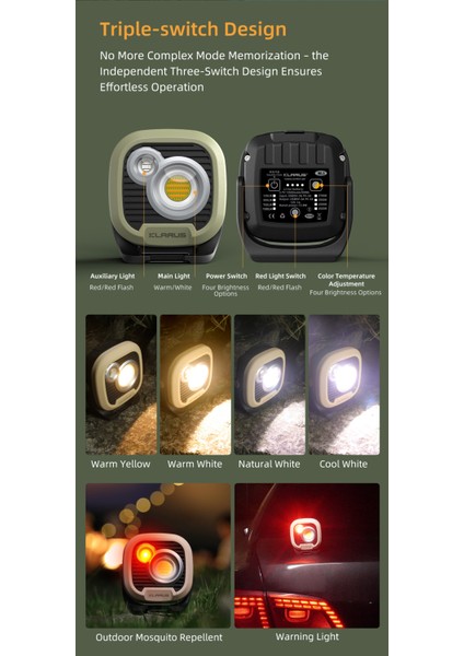 Wl3 Şarjlı Kamp ve Çalışma Lambası