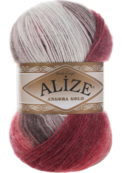 Angora Gold Batik El Örgü Ipliği 100 gr