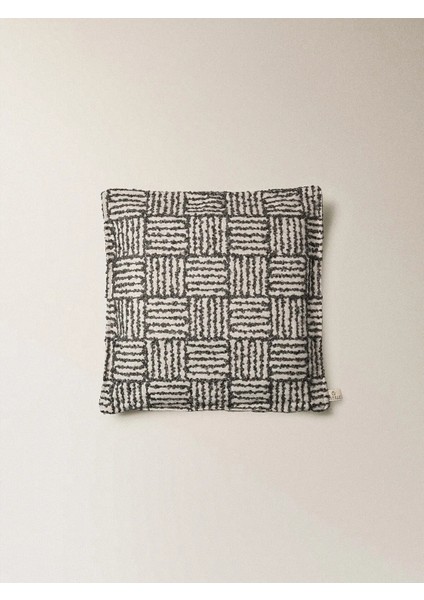 Mondri Gri Kırlent Kılıfı