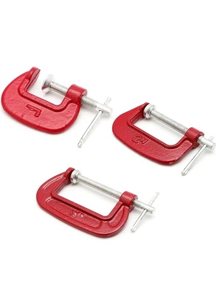 3'lü Mengene Sıkıştırma Aleti Işkence Hobi Seti 3 Farklı Boy