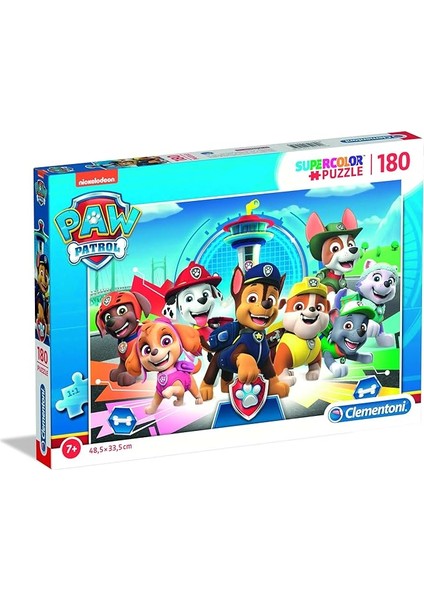 29105, Paw Patrol Supercolor 180 Parça Yapboz