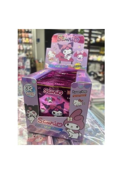 Sanrio Pembe Paket Kuromi Kart x 30 Paket