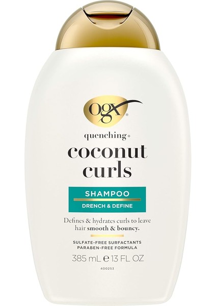 Söndürme + Hindistan Cevizi Bukle Tanımlayıcı Şampuan, Hindistan Cevizi Yağı, Narenciye Yağı & Bal, Paraben Içermeyen Sülfatsız Yüzey Aktif Maddeler, Nemlendirici ve Besleyici Kıvırcık Saç Şampuanı, 13 Floz modelleri