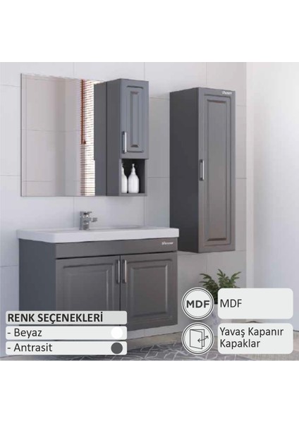 Loren Banyo Dolabı 60 cm (Boy Dolabı Dahil Değildir.) fiyatları