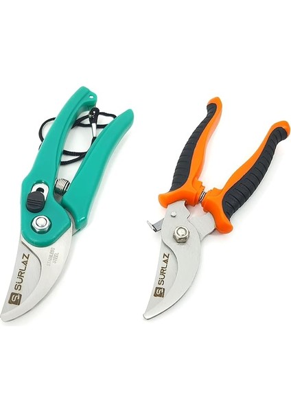 Tipi Budama Makası Kolay Temizlenebilir ve Hafif Yapı 2 Parça Set