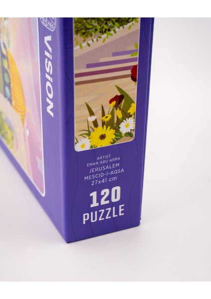 Aksa Cami 120 Parçalık 27*41 cm Yüksek Kalite Filistin Puzzle 6 Yaş G00003 fırsatları