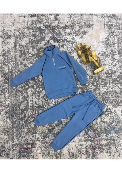 Erkek Çocuk 3 Iplik Şardonlu Eşofman Takım 5-12 Yaş (Premıum Seri)