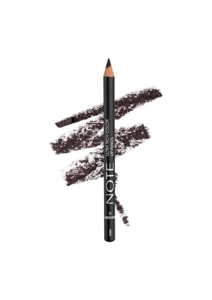 Note Ultra Rich Color Lip Pencil 15 Blackberry Dudak Kalemi, Mor