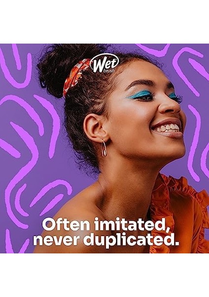 Wet Brush Kalın Saç Dolaşık Açıcı Fırça, Siyah - Ultra Yumuşak Intelliflex Kıllar Arapsaçı Kolaylıkla Kayar - Tüm Saç Tipleri Için Ağrısız Detangler, Islak ve Kuru Saçlar modelleri