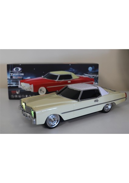 RT-1941 Bej Arabalı Bluetooth Fm-Usb-Tf-Aux Şarjlı N