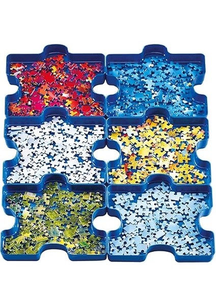 Puzzle Parça Ayrıştırma Kapları Renkli 6+ fırsatları