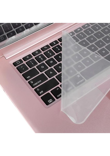 13'' - 17'' Notebook Laptop Macbook Klavye Koruyucu Silikon - Şeffaf AL3242