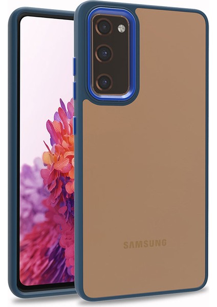 Galaxy S20 Fe Kılıf Mrsa Flora Kapak-Mavi