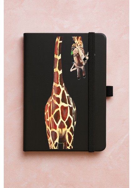 Promosyon Tarihsiz Premium Termo Defter Desenli 192 Yaprak - Zürafa